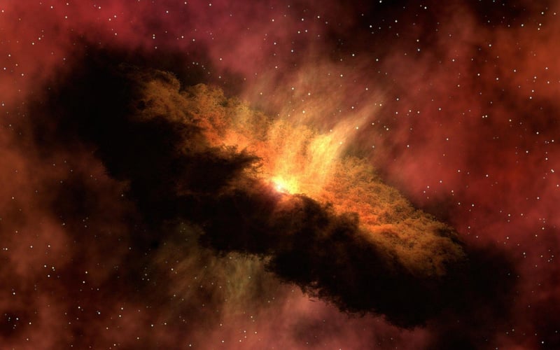 Interstellar Space Scene
